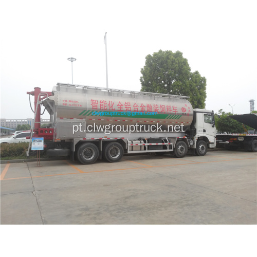 Caminhão de descarga / transporte de cimento de alimentação a granel Shanqi